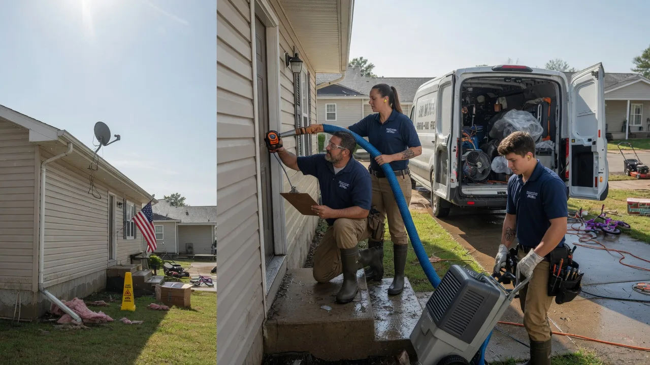 Ceiling Water Damage Restoration in North Dakota near me